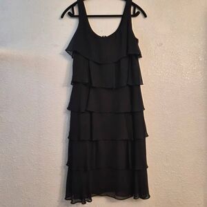 Patra Tiered Flapper Sparkle Beaded LBD Sexy Fun Flirty Feminine Flattering